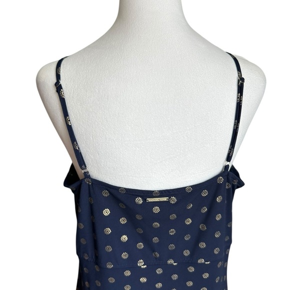 Michael Kors Medallion Foil Print Matte Jersey Slip Dress Size XL - Picture 7 of 17